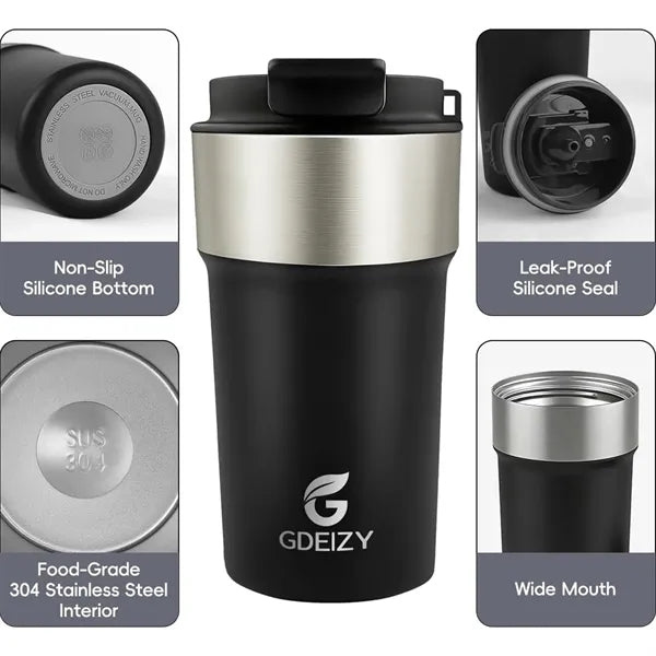 17oz Stainless Steel Insulated Travel Coffee Tumbler