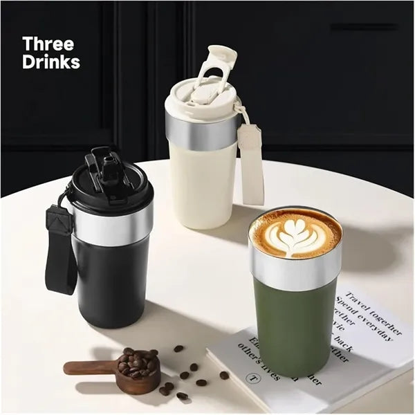 17oz Stainless Steel Insulated Travel Coffee Tumbler