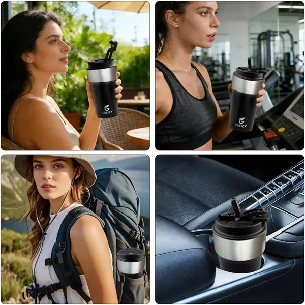 17oz Stainless Steel Insulated Travel Coffee Tumbler