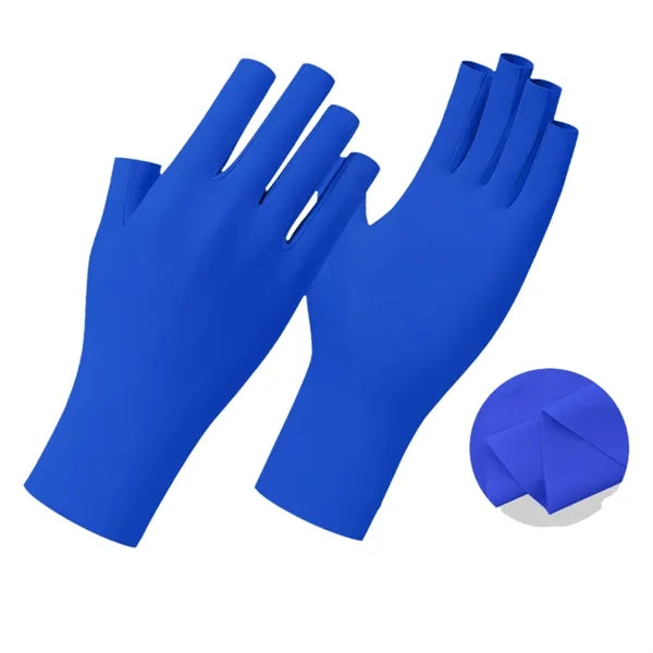 7.87 x 3.15 Inch Ice Silk Gloves Breathable UV Protection