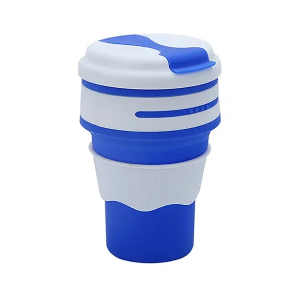 12 Oz Folding Silicone Water Bottle