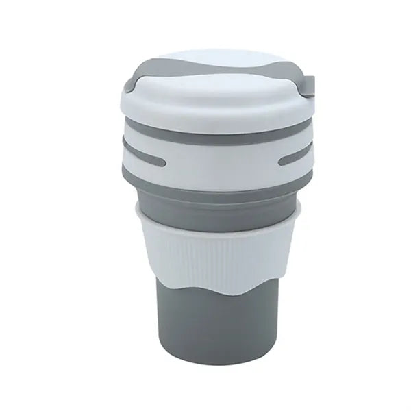 12 Oz Folding Silicone Water Bottle