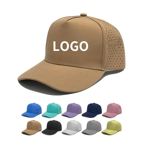 Quick Dry Perforated Mesh Baseball Caps Adjustable Snapback