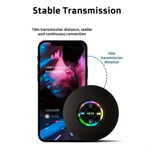 Portable Suction Cup Bluetooth Speaker