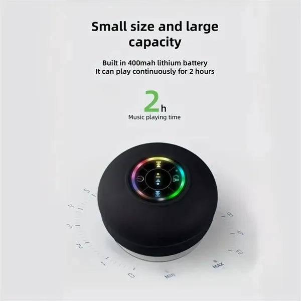 Portable Suction Cup Bluetooth Speaker