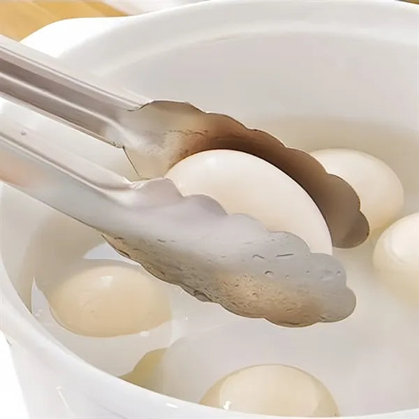 Stainless steel food tongs