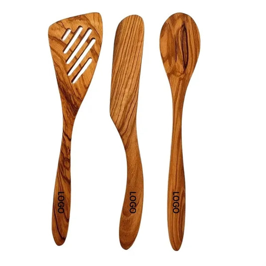Wood 3 Piece Cutlery Set