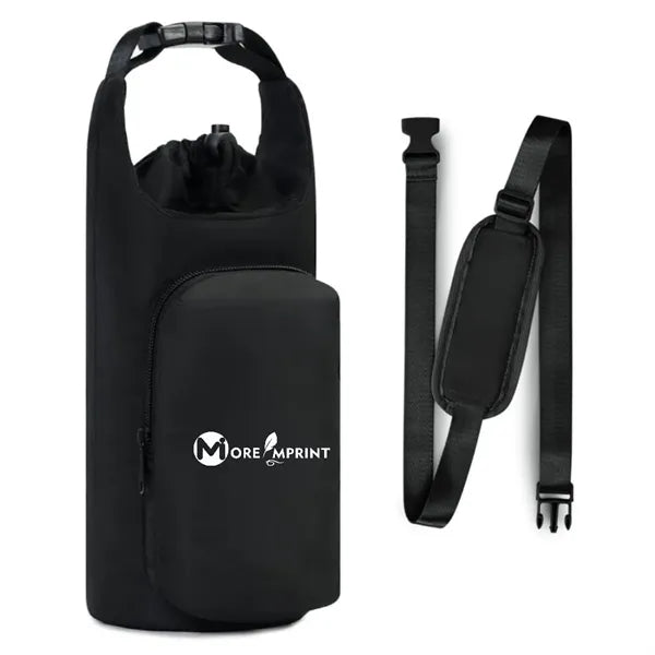 Water Bottle Carrier Bag for Cup with Phone Holder Pockets