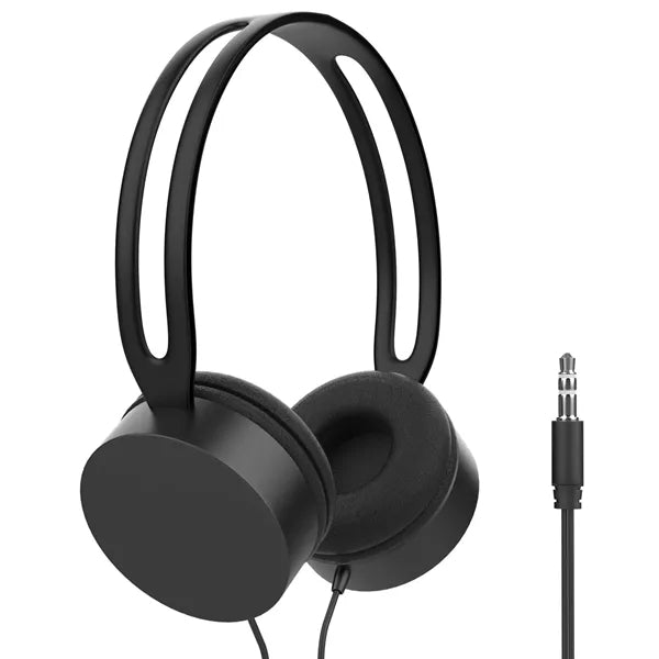 Retractable Headband Wired Headphones