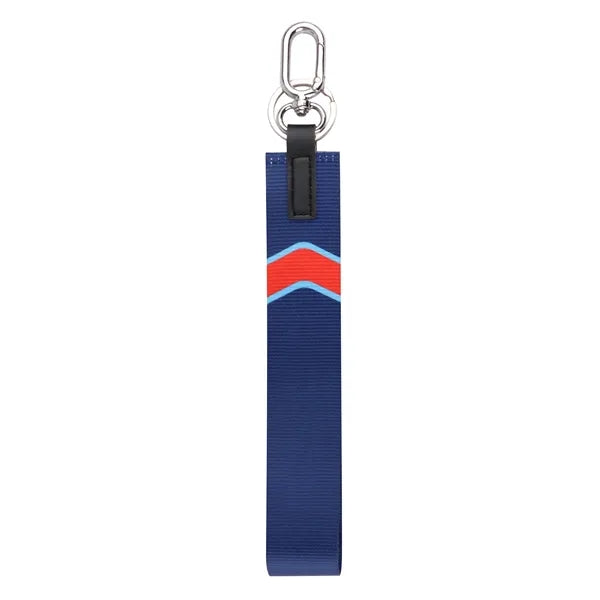 1 1/4" Polyester Wrist Lanyard Keychain Strap W/ Key ring