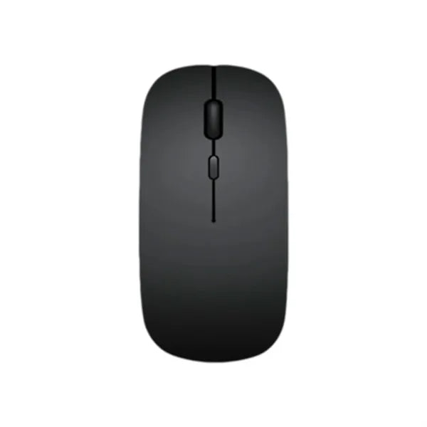 Slim Rechargeable Bluetooth Wireless Mouse with USB Receiver