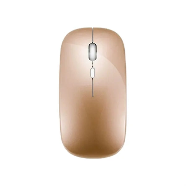 Slim Rechargeable Bluetooth Wireless Mouse with USB Receiver
