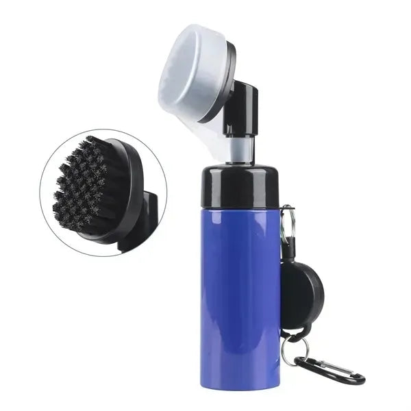 Golf Club Cleaner Brush With Spray Function And Portable Car