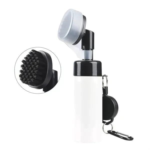 Golf Club Cleaner Brush With Spray Function And Portable Car