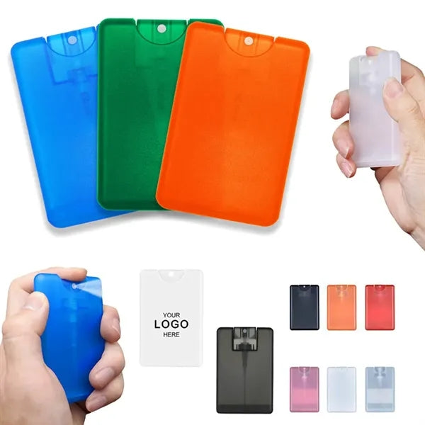 Portable Refillable Flat Mist Card Perfume Spray Bottle