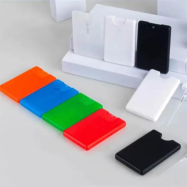Portable Refillable Flat Mist Card Perfume Spray Bottle