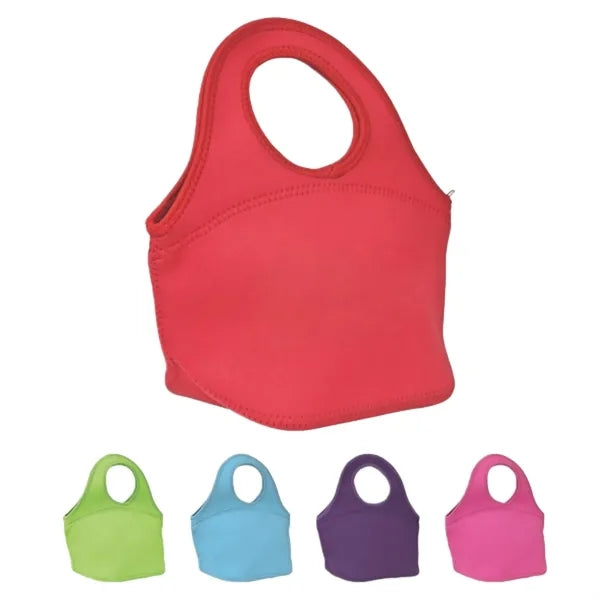 Neoprene Zippered Lunch Tote for Brand Promo Gift Campaign