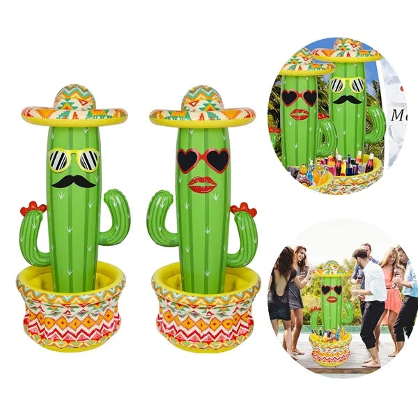 Inflatable Cactus And Coconut Tree Cooler Party Supplies