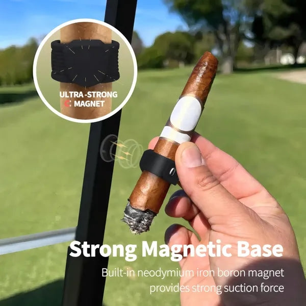 Magnetic Adjustable Golf Cart Cigar Holder