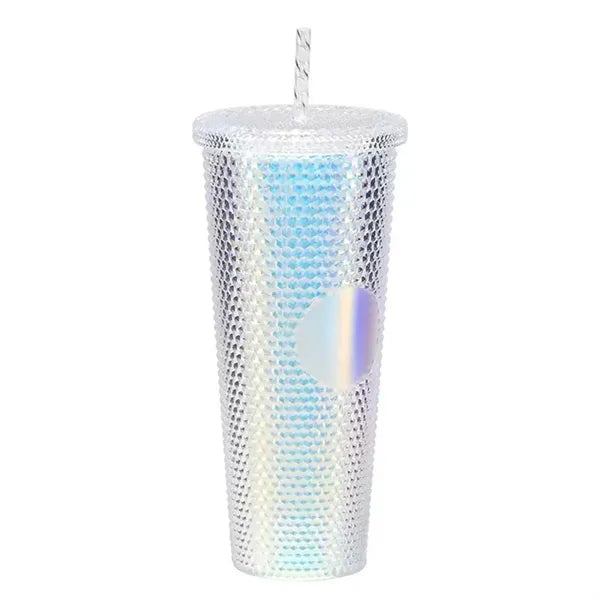 25oz Creative Cool Summer Plastic Cup with Straw