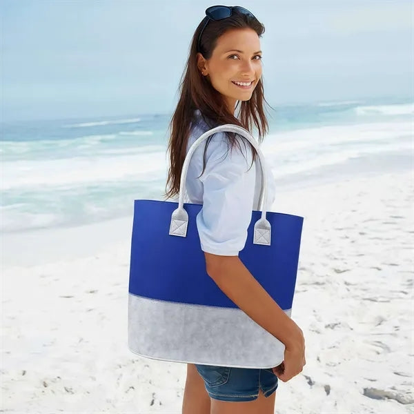 Felt Shopping Tote with Handles