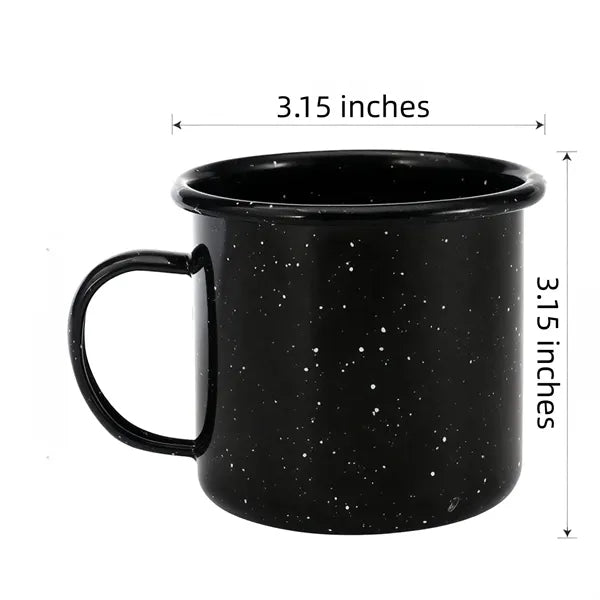 12oz Enamel Campfire Coffee Mug