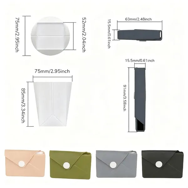 Silicone Foldable Card Water Cup
