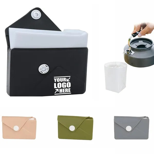 Silicone Foldable Card Water Cup