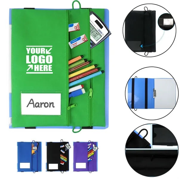 Colored Elastic Multifunctional Stationery Bag