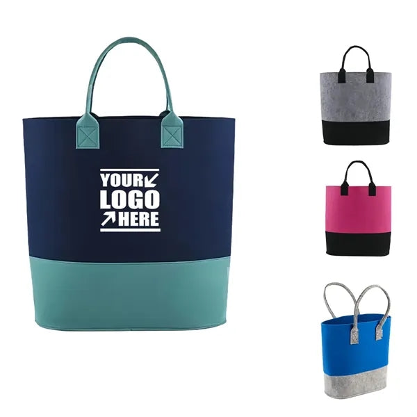 Felt Shopping Tote with Handles