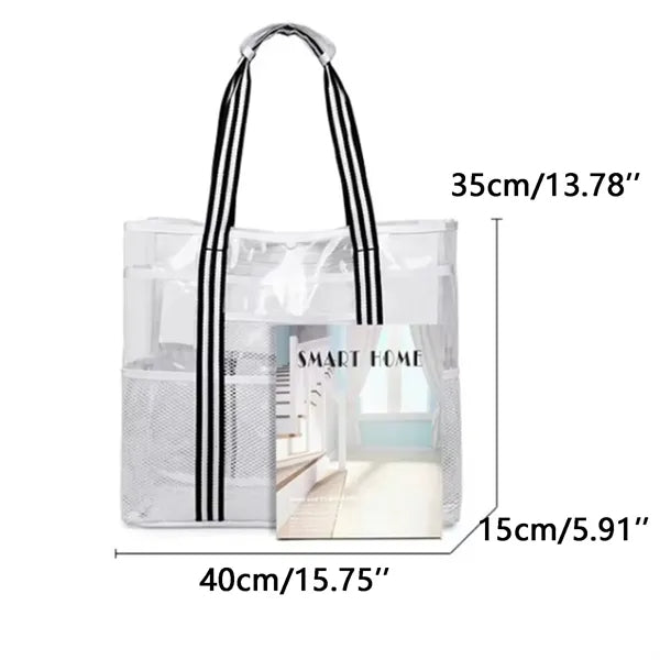 Plastic Waterproof Mesh Tote Bag