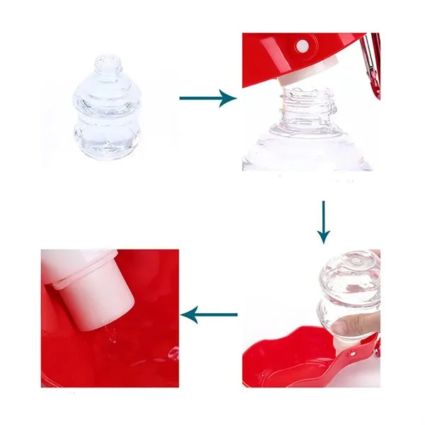 Foldable Pet Dog Drinking Bottle