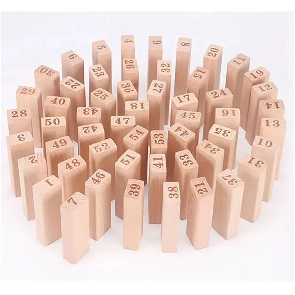 Toppling Toy Timber Tower Wood Block Game