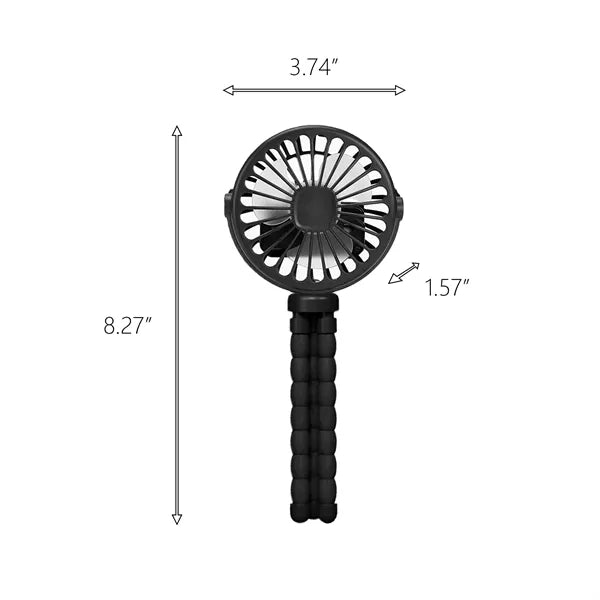 Octopus Tripod Rechargeable Oscillating Fan