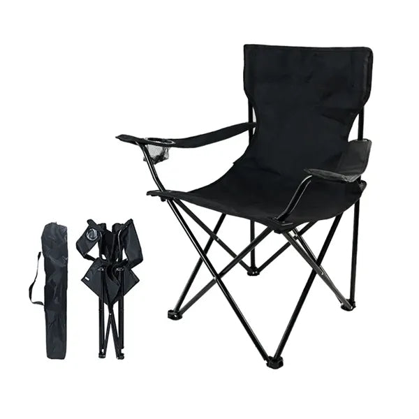Folding Camping Chair Portable Outdoor Seat Armrest