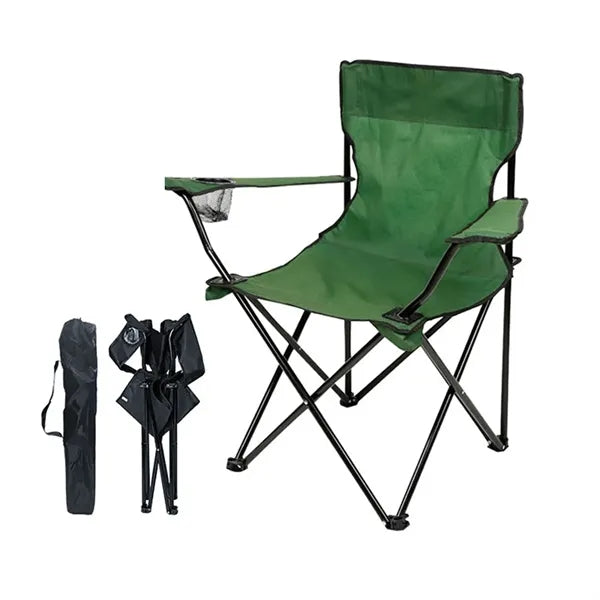 Folding Camping Chair Portable Outdoor Seat Armrest