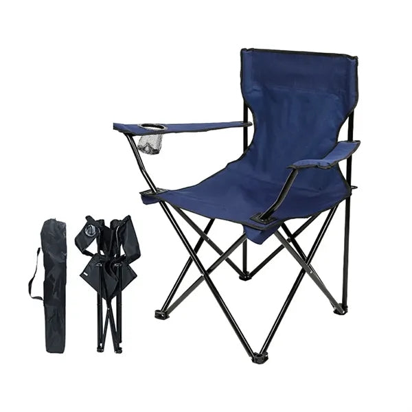 Folding Camping Chair Portable Outdoor Seat Armrest