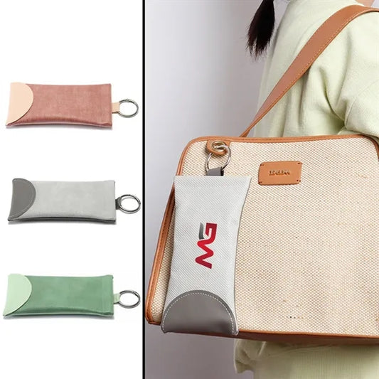 Soft Glasses Pouch With Keychain