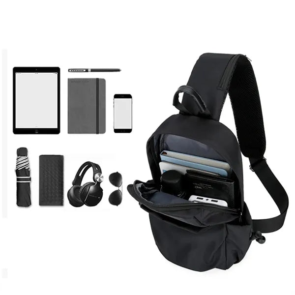 Multi-Pocket Crossbody Bag