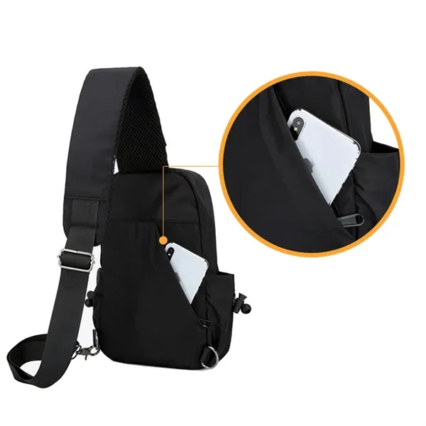 Multi-Pocket Crossbody Bag
