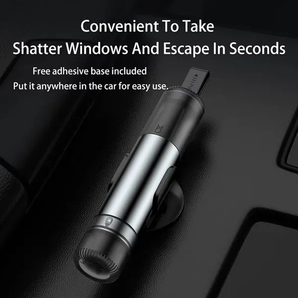 2 In 1 Carbon Steel Car Safety Hammer