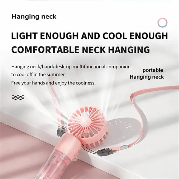 Portable Handheld Misting Fan