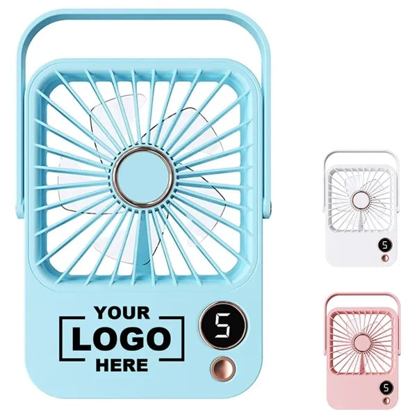 Foldable USB Handheld Fan With 5 Speed Control