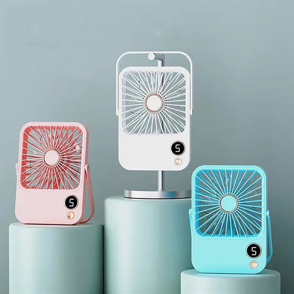 Foldable USB Handheld Fan With 5 Speed Control