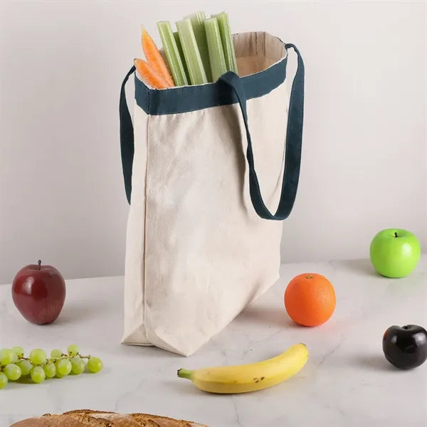 17.5" W x 16" H 12 oz Cotton Canvas Tote Bag