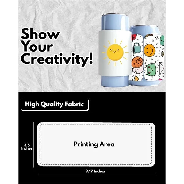 12oz Slap Wrap Can Cooler Sleeves