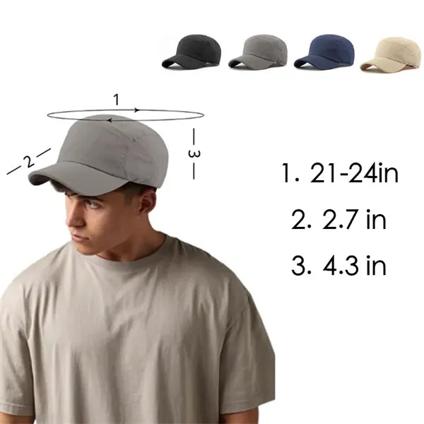 5 Panel Hats Cooling Adjustable Baseball Cap