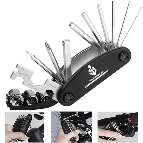 16-in-1 Alloy Steel Bicycle Multi-Tool