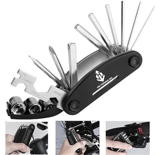 16-in-1 Alloy Steel Bicycle Multi-Tool