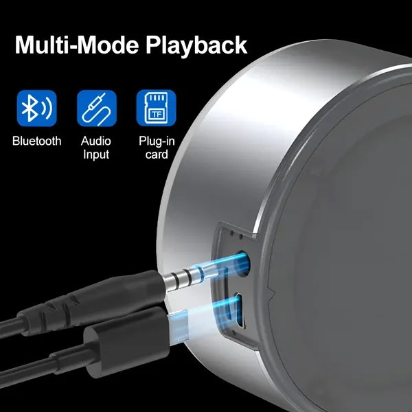 Portable Wireless Speaker with Colorful Flashing Lights